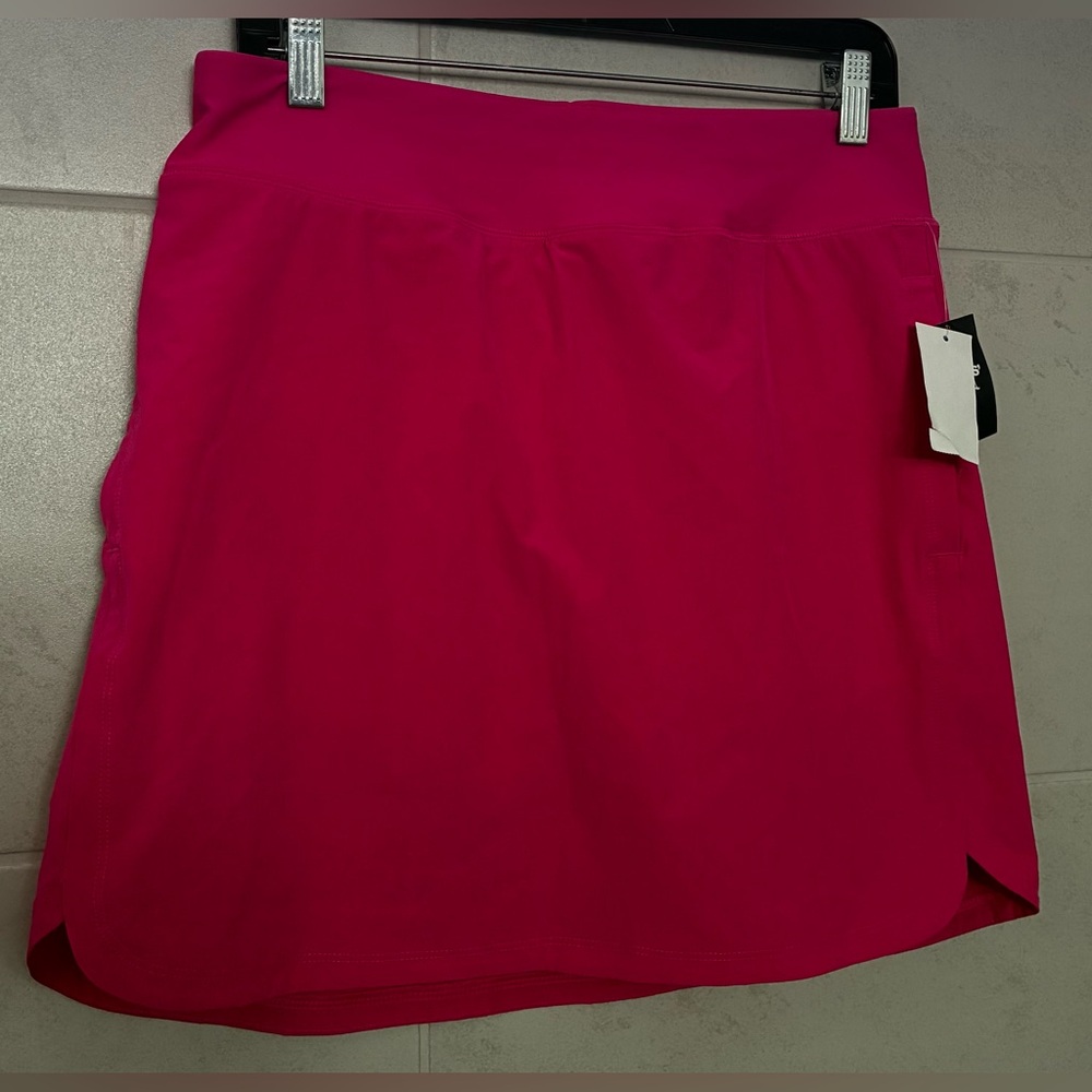 NWT Lands' End Women's Pink Swim Skort Built In Bottoms Swimwear S (6-8)